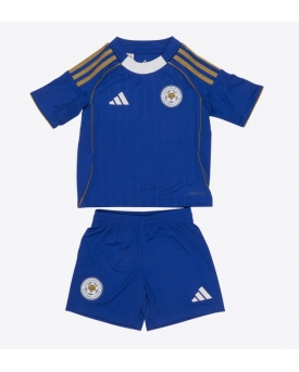 Leicester City Maglia Gara Casa Repliche 2025-26 Bambino Maniche Corte